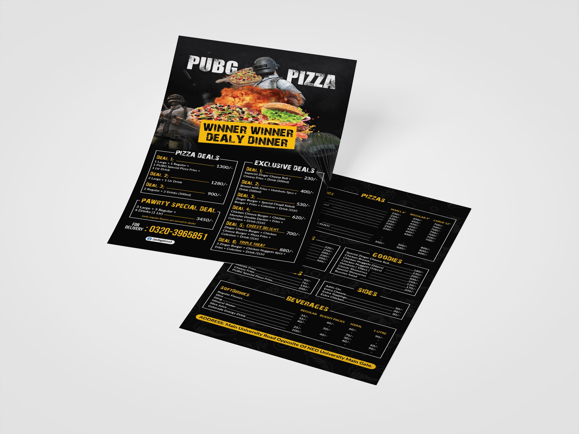 Flyer and Catalog Design Sample for Business Marketing in Maldives