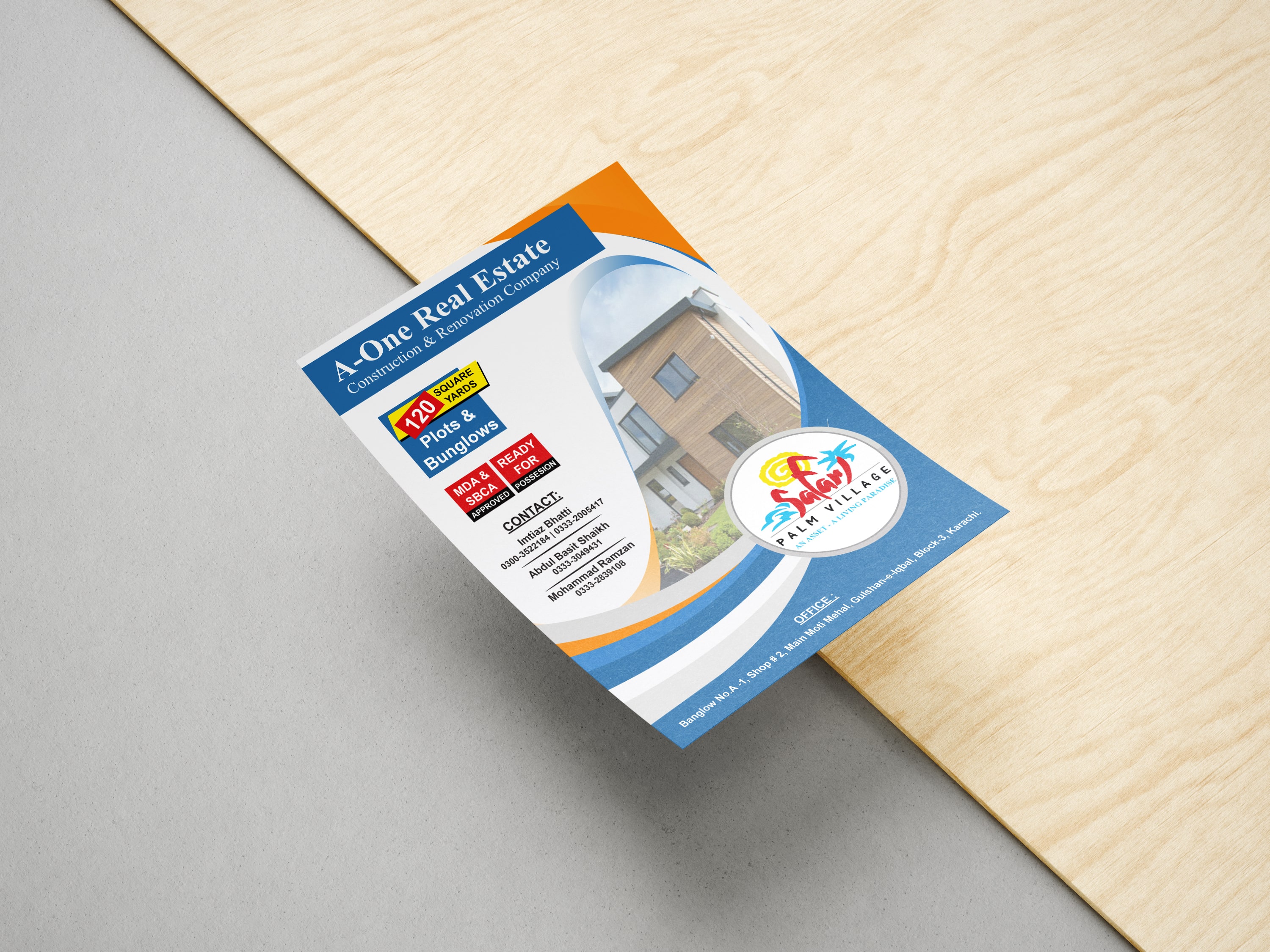 A5 Flyer Catalog Design for Business Promotion in Maldives