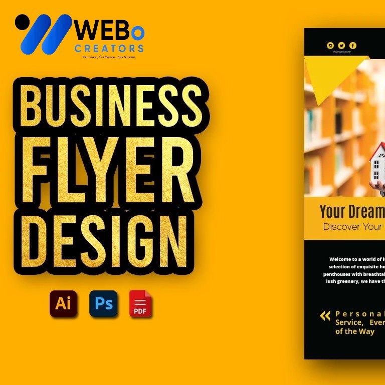 Creative Flyer Design for Moving Company in Maldives | Flyer for Removals Services