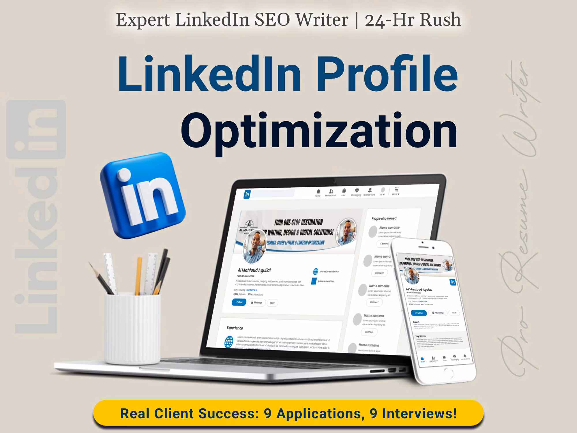 Profile Optimization & Enhancement LinkedIn Profile Building & Writing Services in Maldives 2026