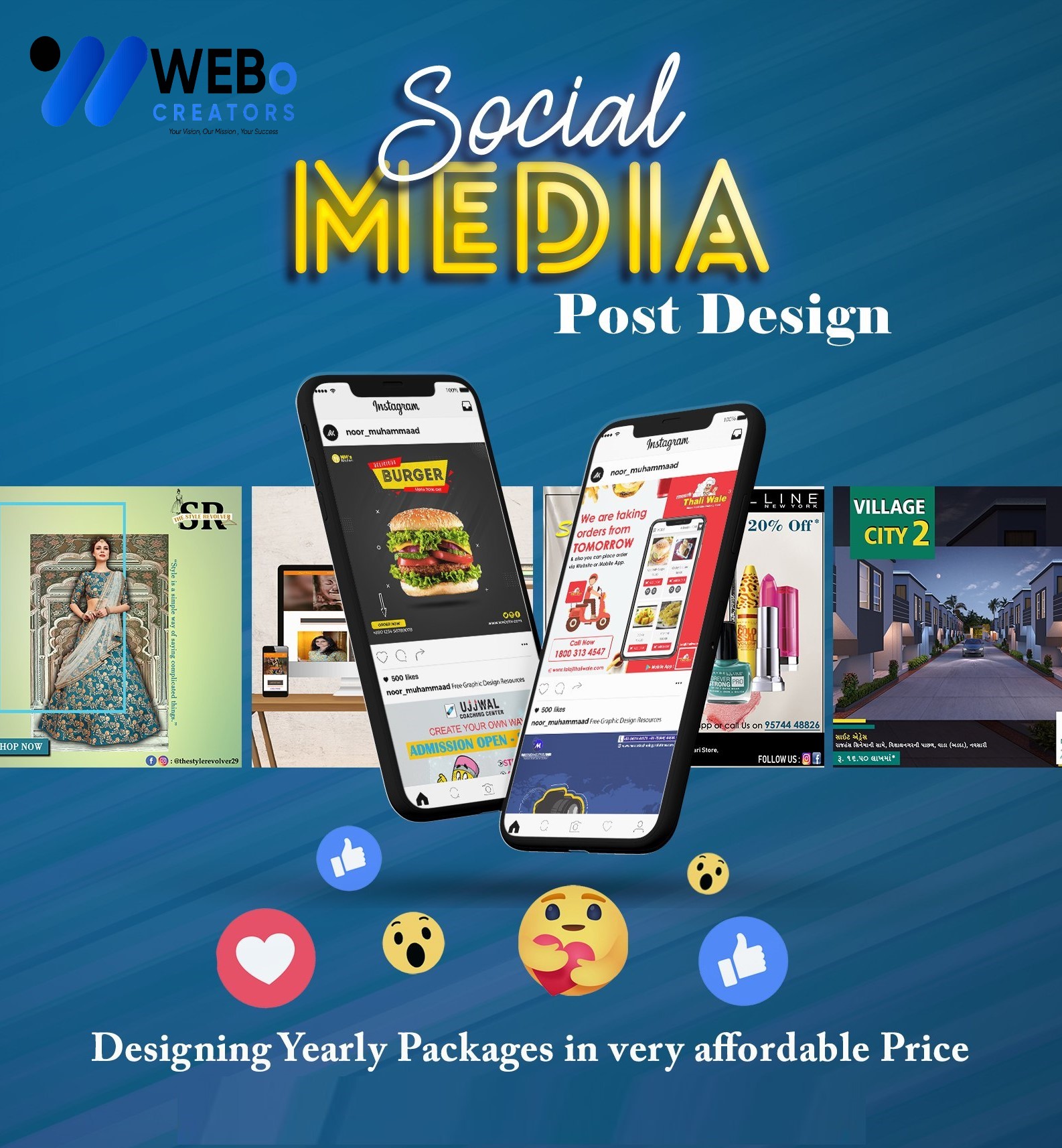 Social Media Post Design Services in Maldives for Businesses and Brands